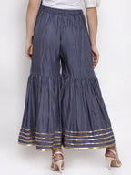 TAG 7 Women Flared Ethnic Palazzos