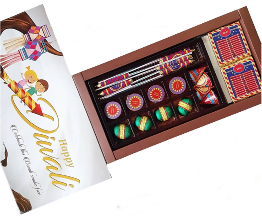 Dibha Ruchoks Diwali Premium Chocolate Gift Pack P2 + Ladi