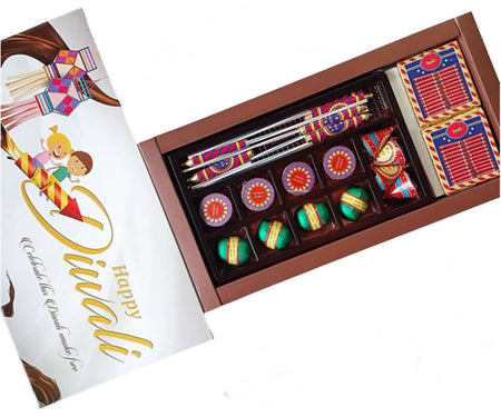 Dibha Ruchoks Diwali Premium Chocolate Gift Pack P2 + Ladi