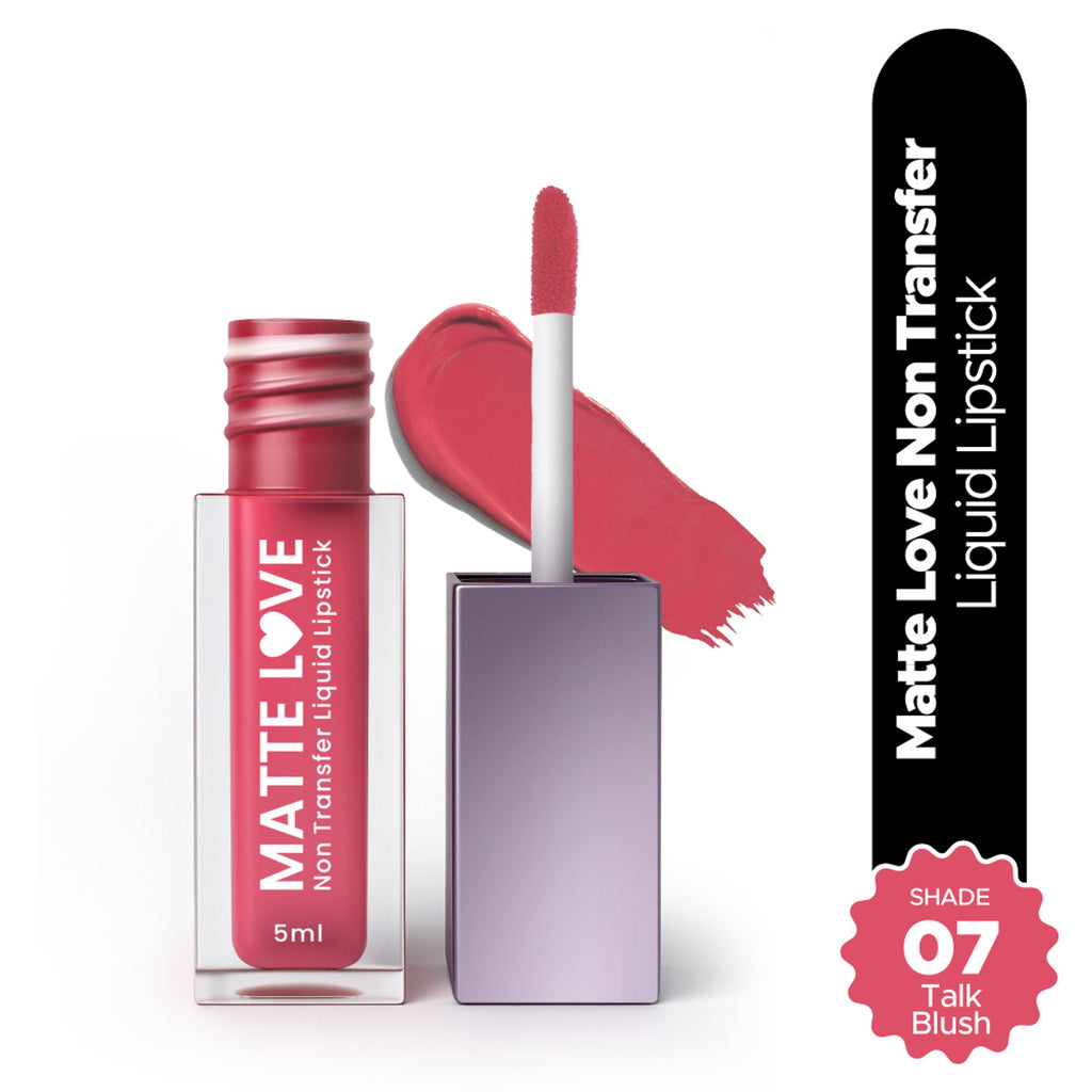 Hilary Rhoda Matte Love Non Transfer Liquid Lipstick - Talk Blush 07