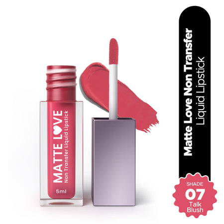 Hilary Rhoda Matte Love Non Transfer Liquid Lipstick - Talk Blush 07