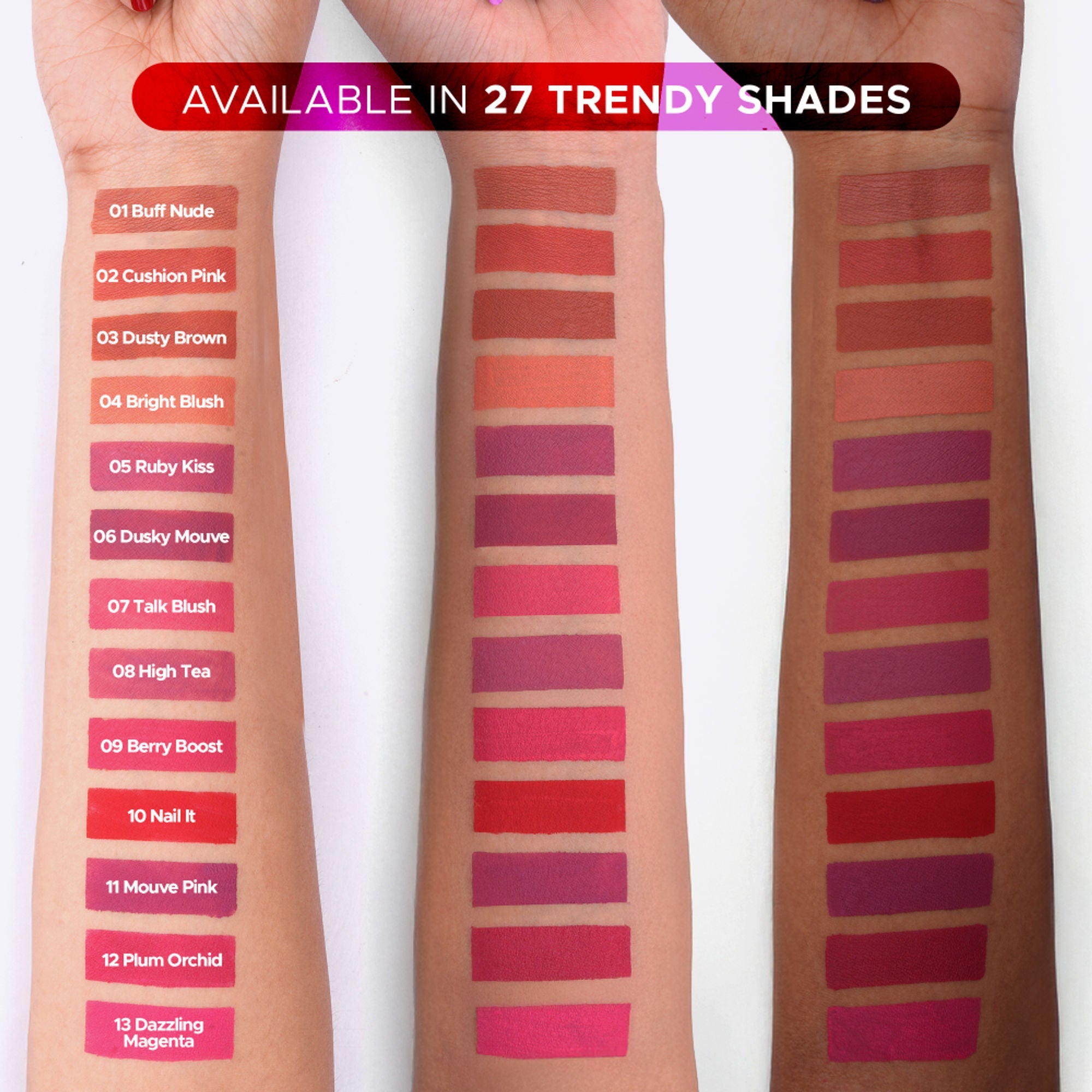 Hilary Rhoda Matte Love Non Transfer Liquid Lipstick - Talk Blush 07 - Distacart