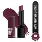 Hilary Rhoda Matte About You Lipstick - Burgundy Magic 10
