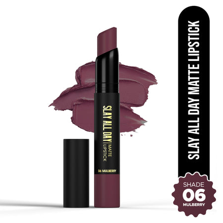 Hilary Rhoda Slay All Day Matte Lipstick - Mulberry 06