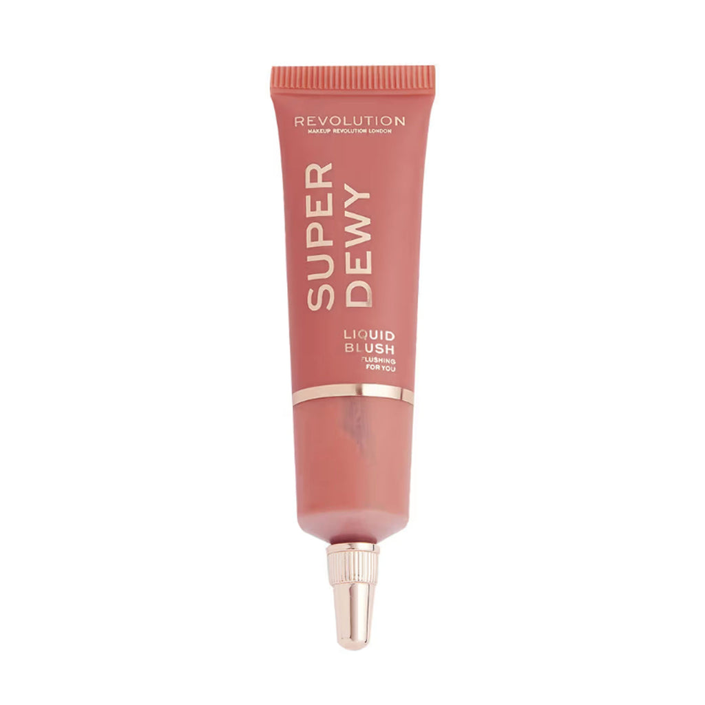 Makeup Revolution Superdewy Liquid Blusher - Ultra Pigmented-Dewy & Radiant Formula You Had Me At First Blush - Flushing For You