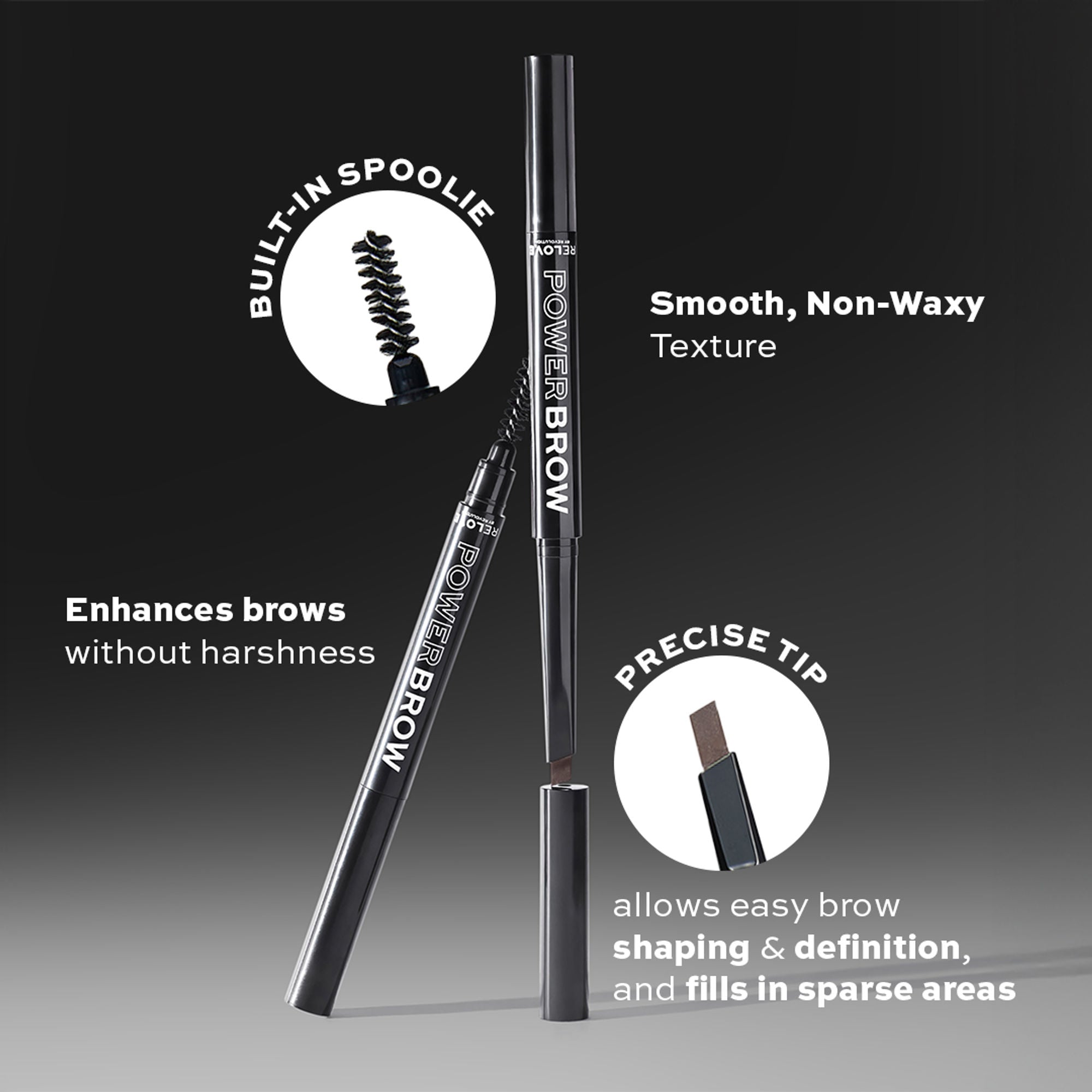 Relove Power Brow Pencil Dark Brown