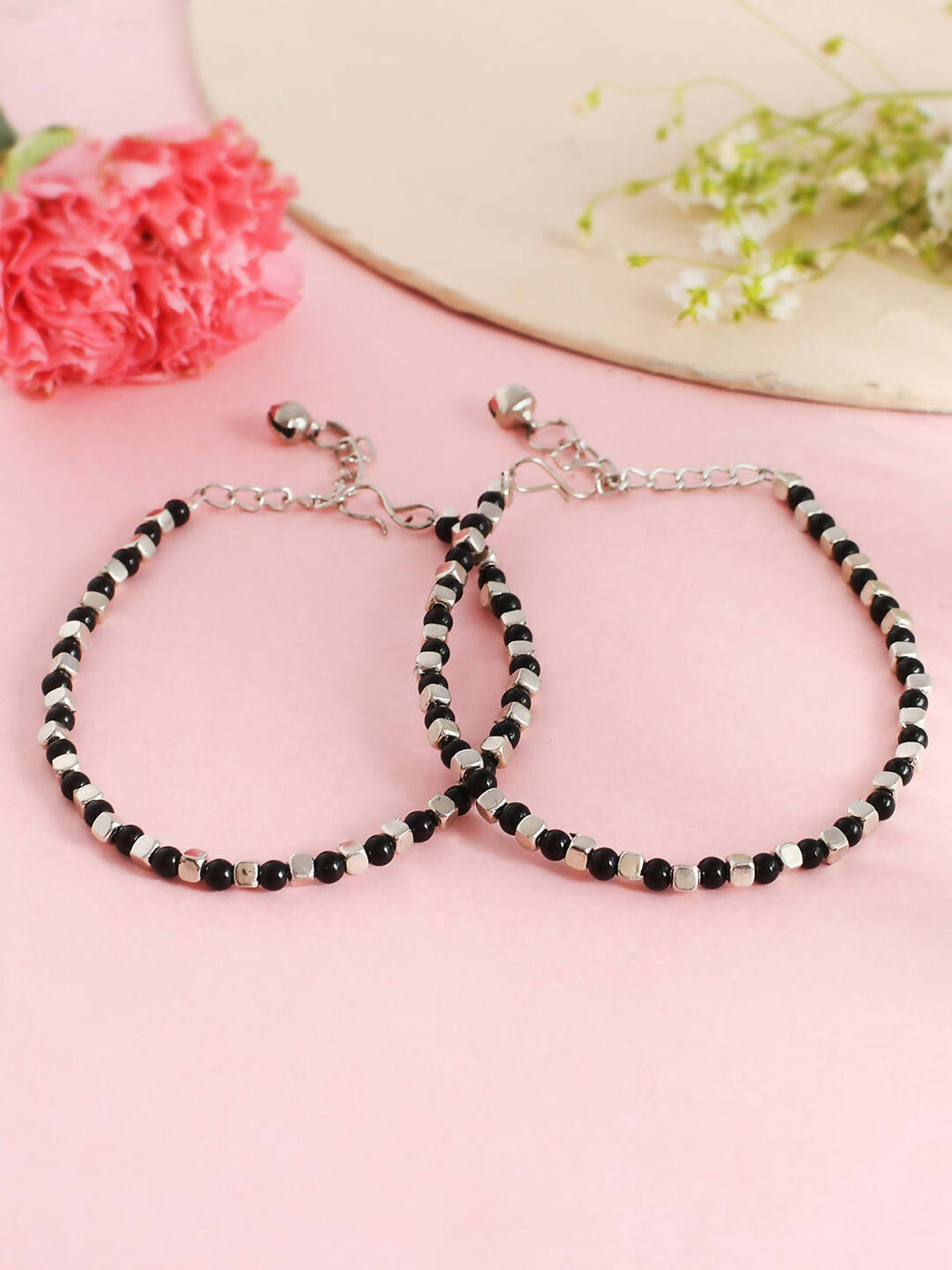 VOJ Women Multi Color stainless steel Anklet - Distacart