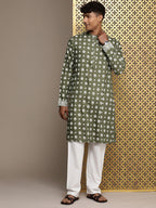 House of Pataudi Jashn Ethnic Motifs Printed Kurta