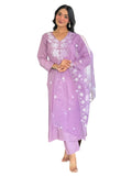 The52 Women Beautiful Thread work Rayon Fabric with Straight Kurta, Pant and Dupatta Set - Distacart