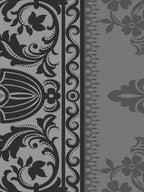 Dreamscape Grey & White Ethnic Motifs 144 TC Queen Bedsheet with 2 Pillow Covers - Distacart