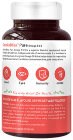bliss welness heart health omega 3 6 9 softgel capsule 60 each