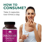 Saptamveda Organic Shatavari Capsules - Distacart