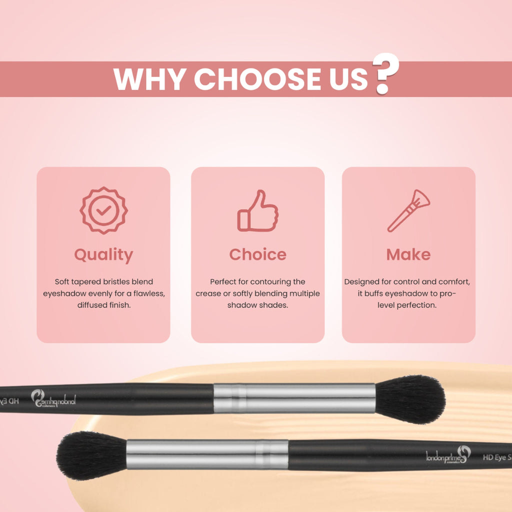 London Prime HD Eye Shadow Buffing Brush - LP317 ( Formerly London Pride Cosmetics )