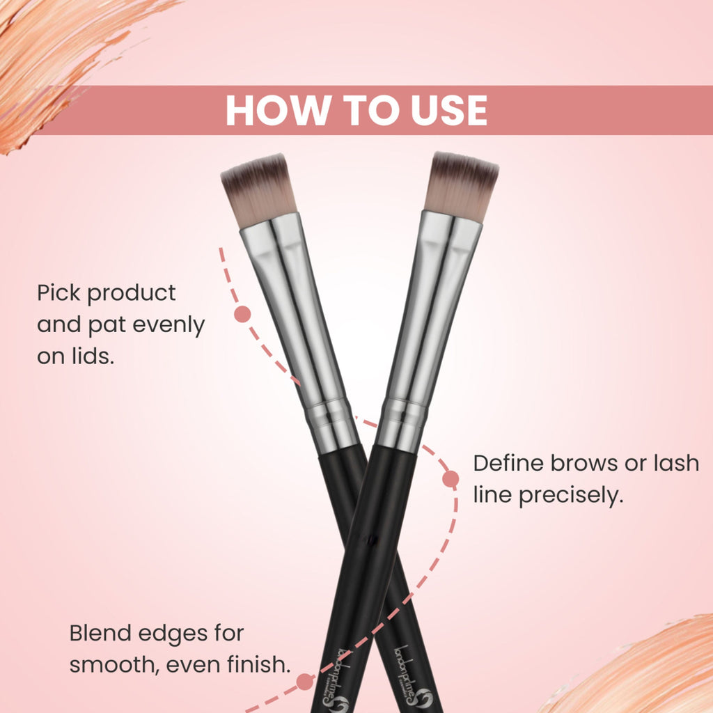 London Prime HD Flat Eyeshadow Brush - LP328 ( Formerly London Pride Cosmetics )