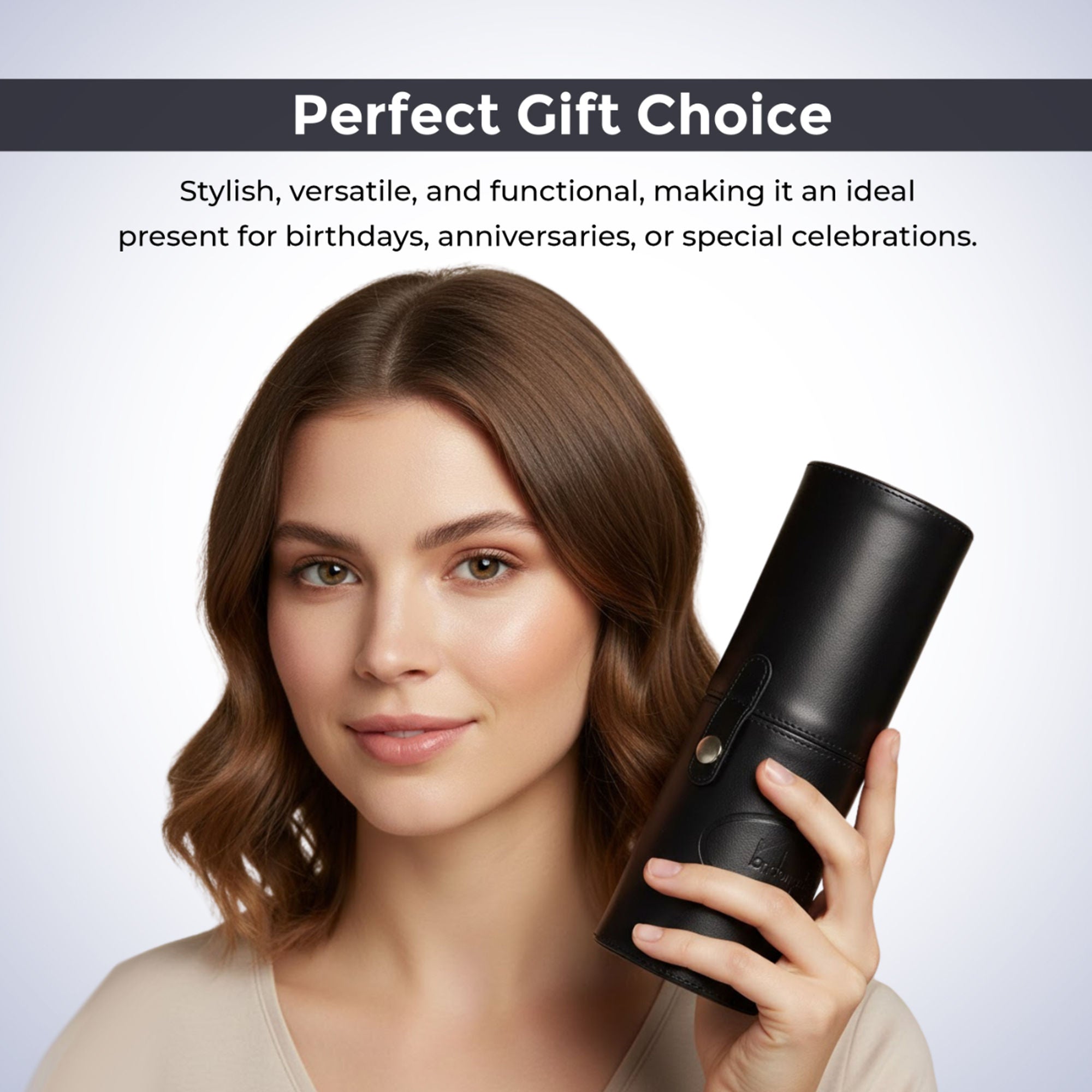 London Prime Brush Holder Cylinder Shaped Small ( Formerly London Pride Cosmetics )