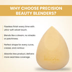 London Prime Precision Beauty Blender - Cream ( Formerly London Pride Cosmetics )