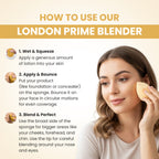 London Prime Precision Beauty Blender - Cream ( Formerly London Pride Cosmetics )