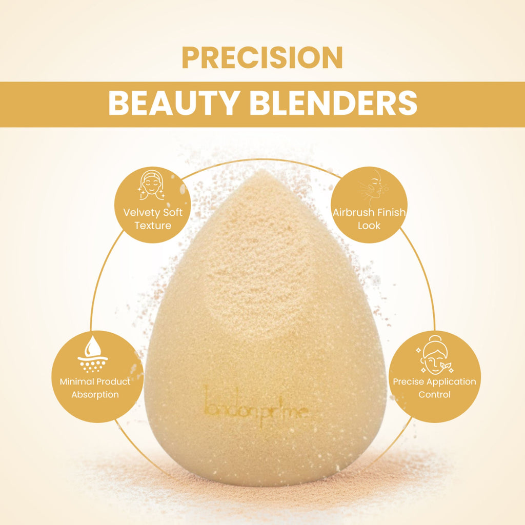 London Prime Precision Beauty Blender - Cream ( Formerly London Pride Cosmetics )