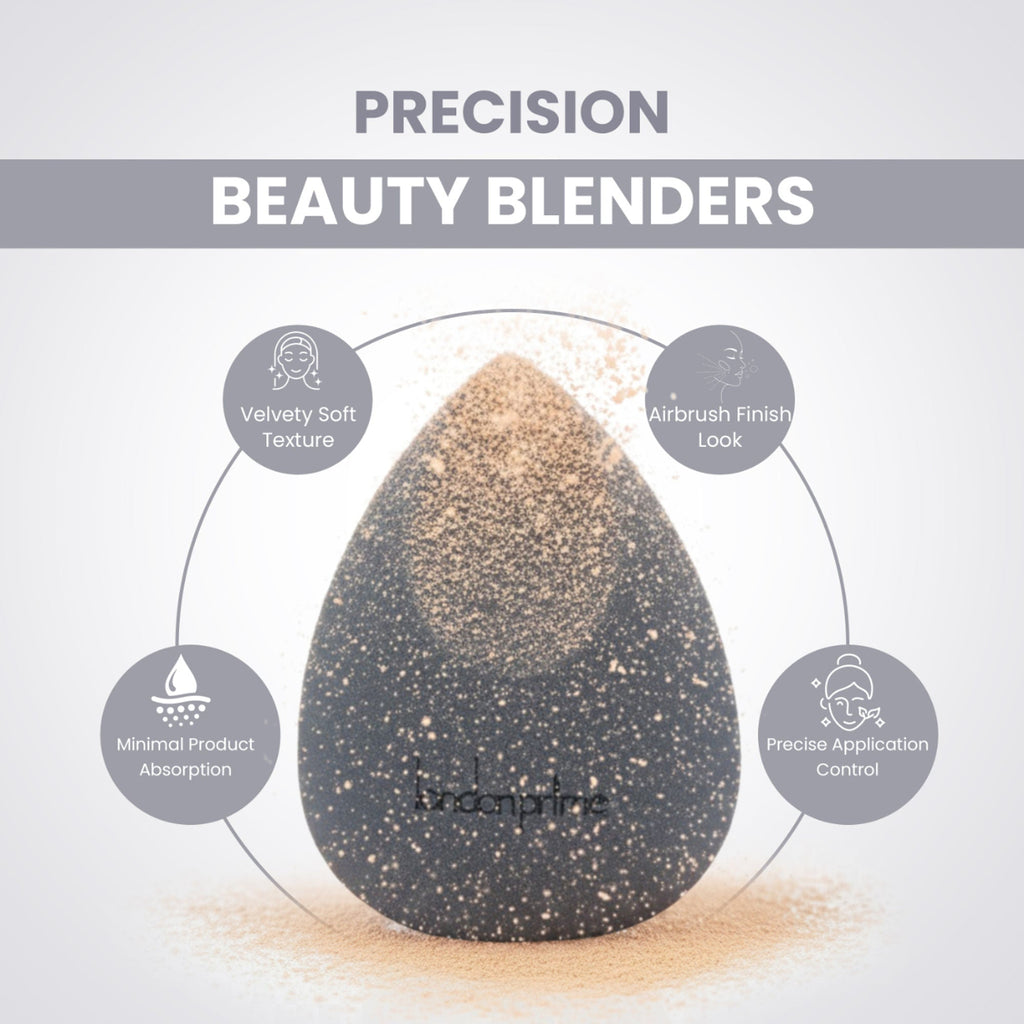London Prime Precision Beauty Blender - Grey ( Formerly London Pride Cosmetics )