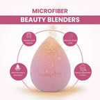 London Prime Microfiber Velvet Sponge - Cameo Pink ( Formerly London Pride Cosmetics )