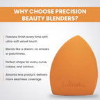 London Prime Precision Beauty Blender - Orange ( Formerly London Pride Cosmetics )
