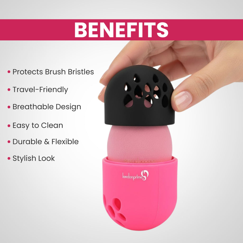 London Prime Sponge Holder Pink & Black ( Formerly London Pride Cosmetics )