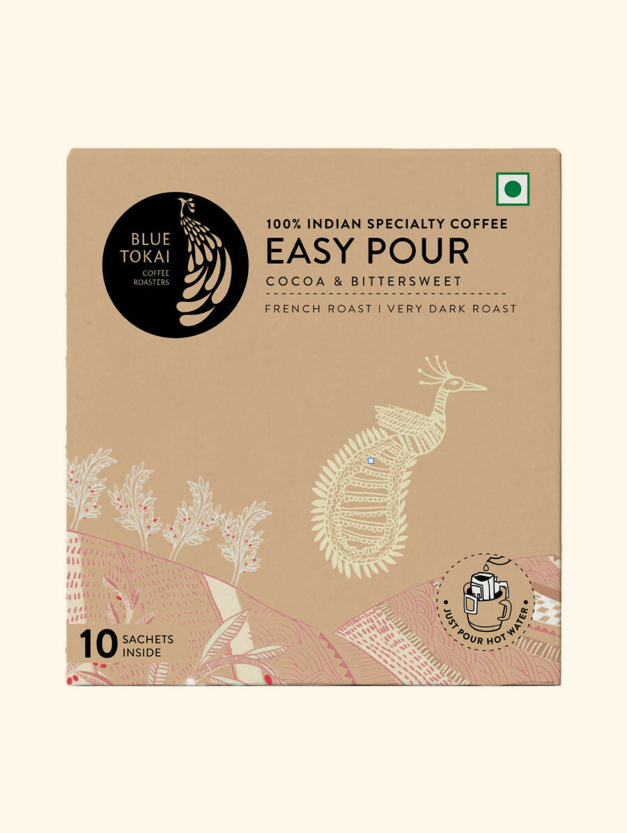 Blue Tokai French Roast Very Dark Roast Easy Pour Sachets - Distacart