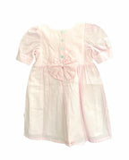 ArthLife Pink Flamingo Embroidered Dress