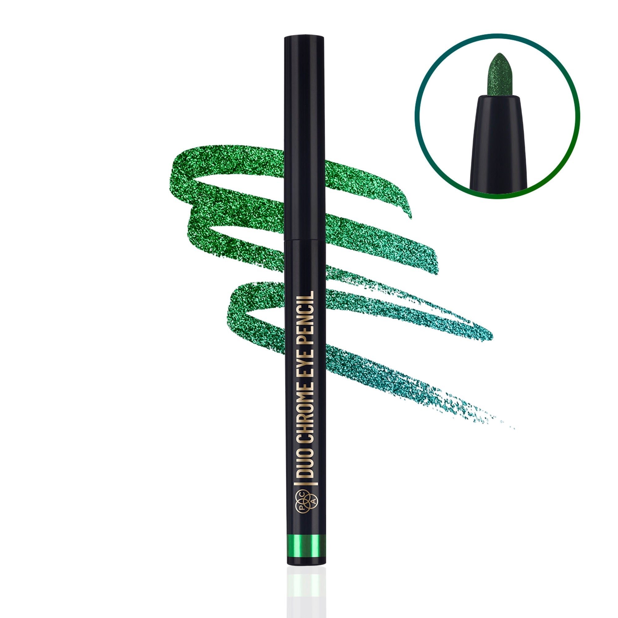 PAC Studio Duo Chrome Eye Pencil - Emerald