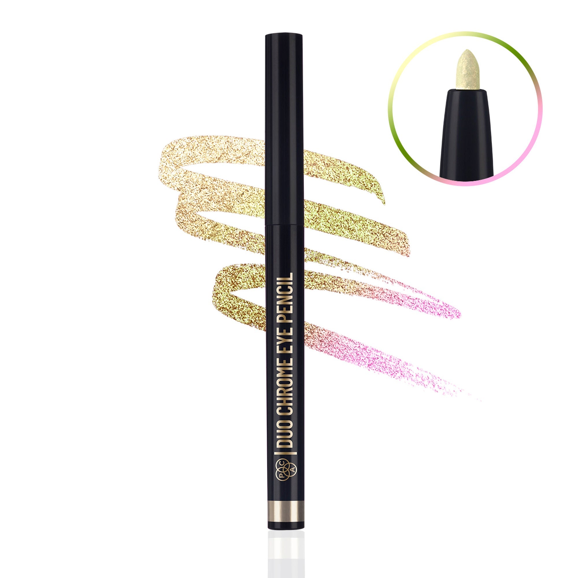 PAC Studio Duo Chrome Eye Pencil - Champagne