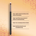 Miss Claire M20 - Pointed Blending Brush (L) - Rose Gold