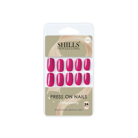 Shills Professional Reusable Press On Nails Square - SPN595