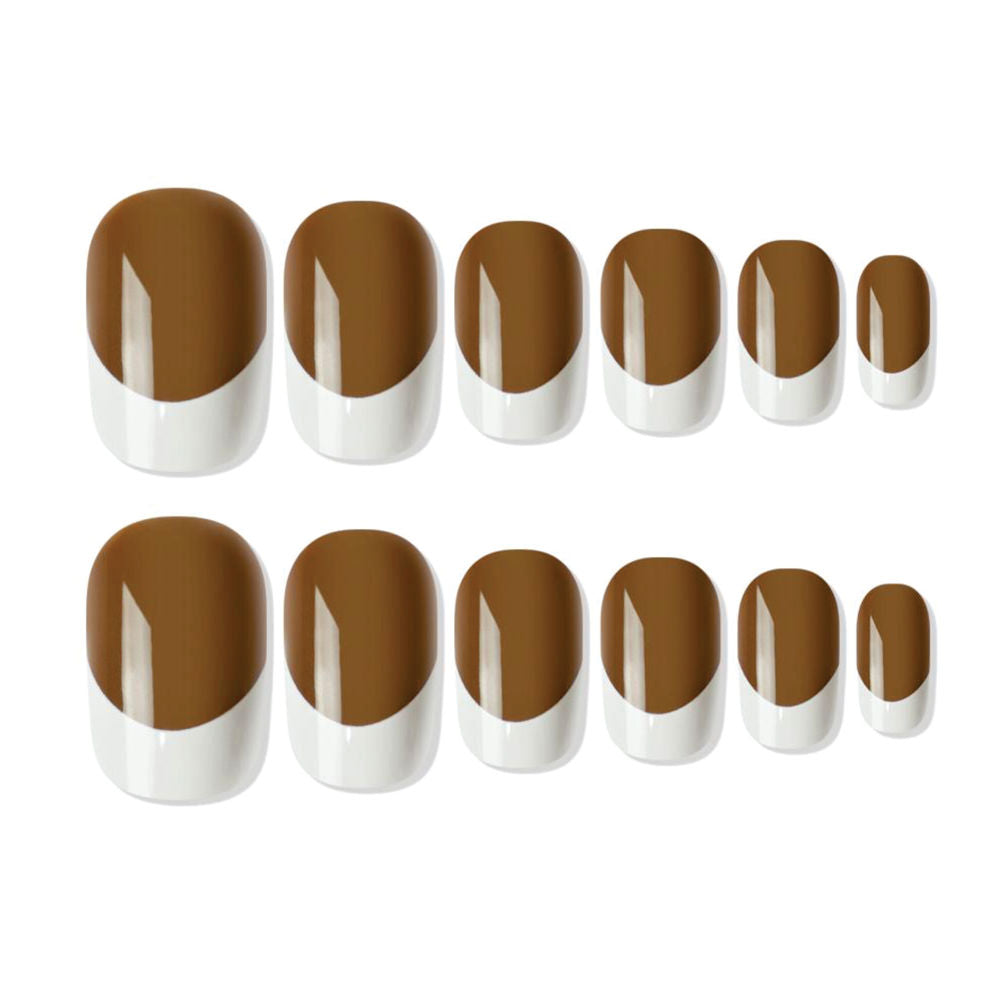 shills professional reusable press on nails french square spn723