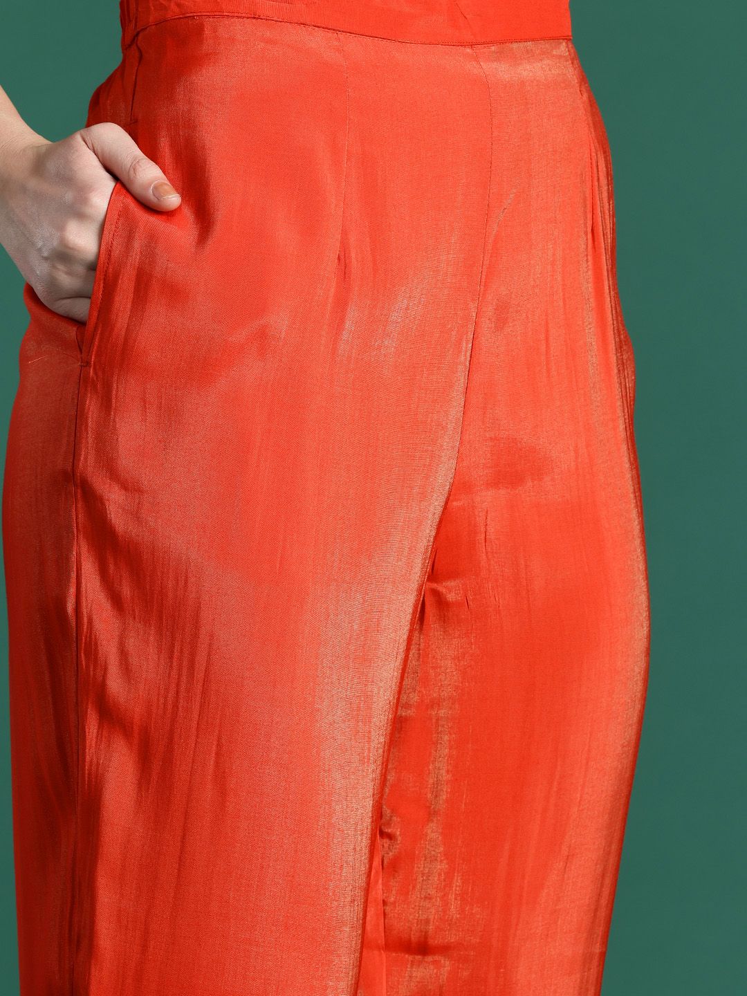 Indo Era Floral Embroidered Kurta with Trousers & With Dupatta - Distacart