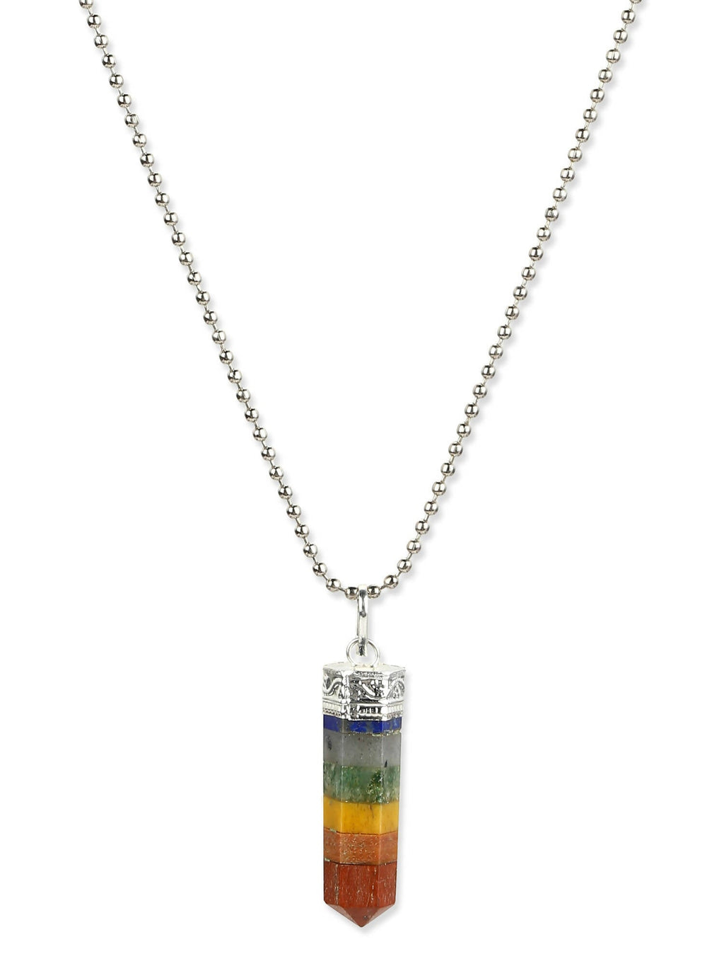 Silver-Plated Necklace - Ruby Raang - Distacart