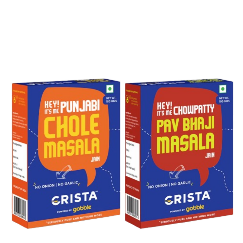 Crista Spices Jain Pav Bhaji and Jain Chole Masala