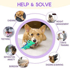 Sage Square Durable Interactive Dog Squeaky Crocodile Toy (Random Color)