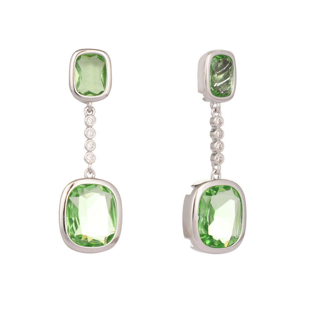 Nuyug Green Luxe Cascades Anti Tarnish Earrings - Distacart