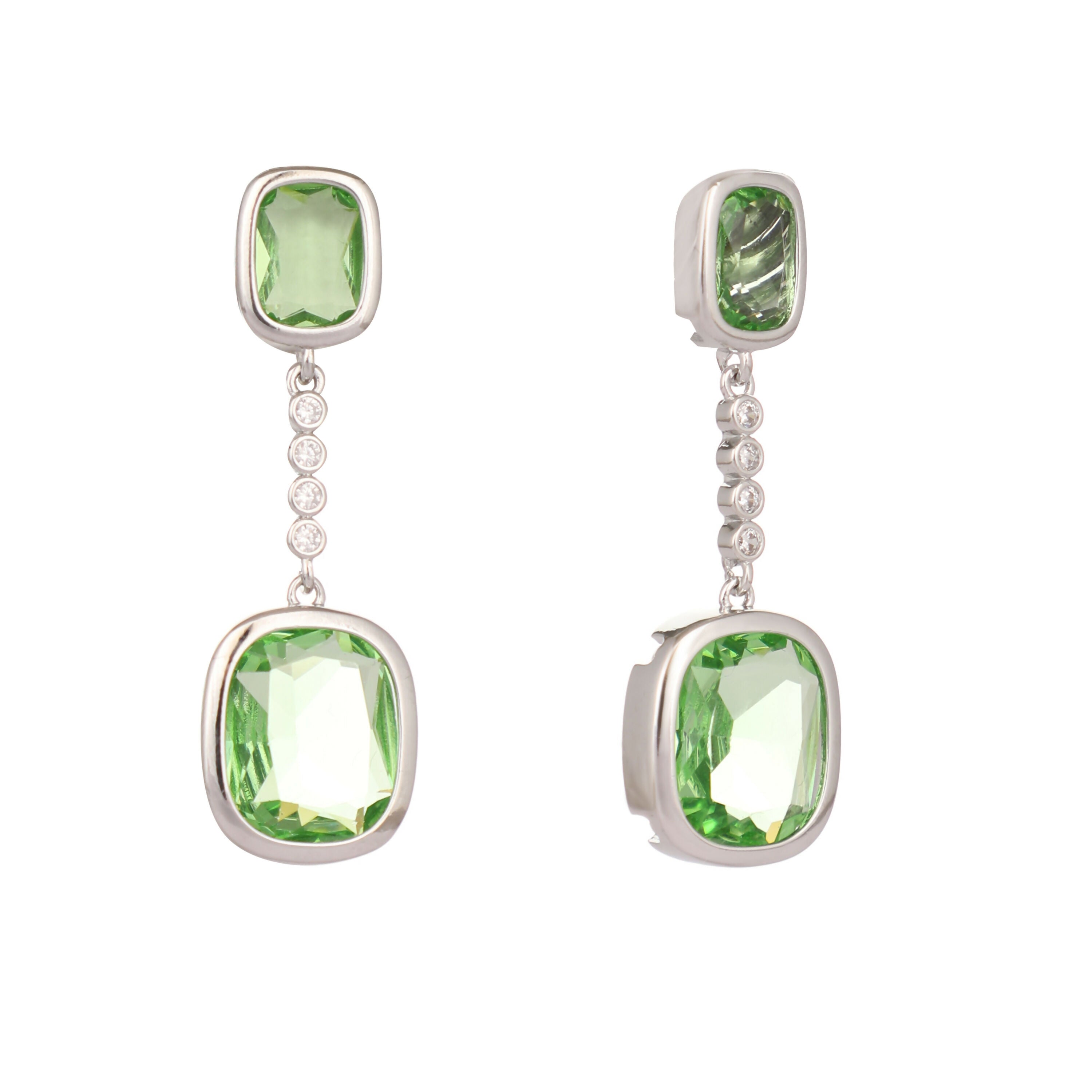 Nuyug Green Luxe Cascades Anti Tarnish Earrings - Distacart