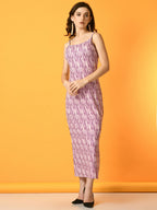 Myshka Women's Multi Printed Party Dress - Distacart