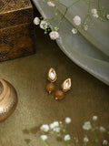 Ruby Raang Yellow Kundan Studs - Distacart