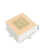 Golden Peacock White 24 Ct Gold Polished White SaiBaba Wood Prayer Box