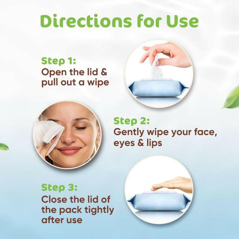 Mamaearth Micellar Gentle Makeup Remover Wipes - Distacart