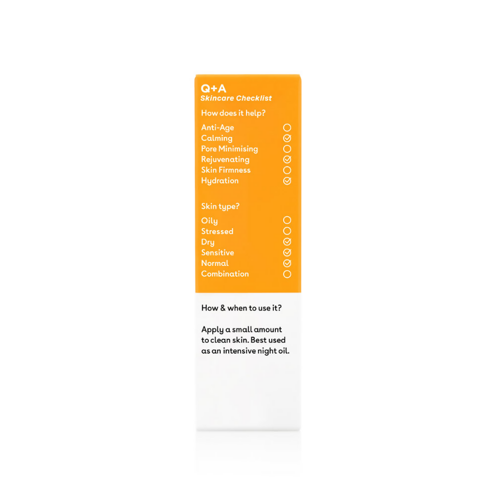Q+A Super Food Facial Oil - Distacart