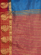 Kalamandir Woven Design Dark Blue Pashmina Saree