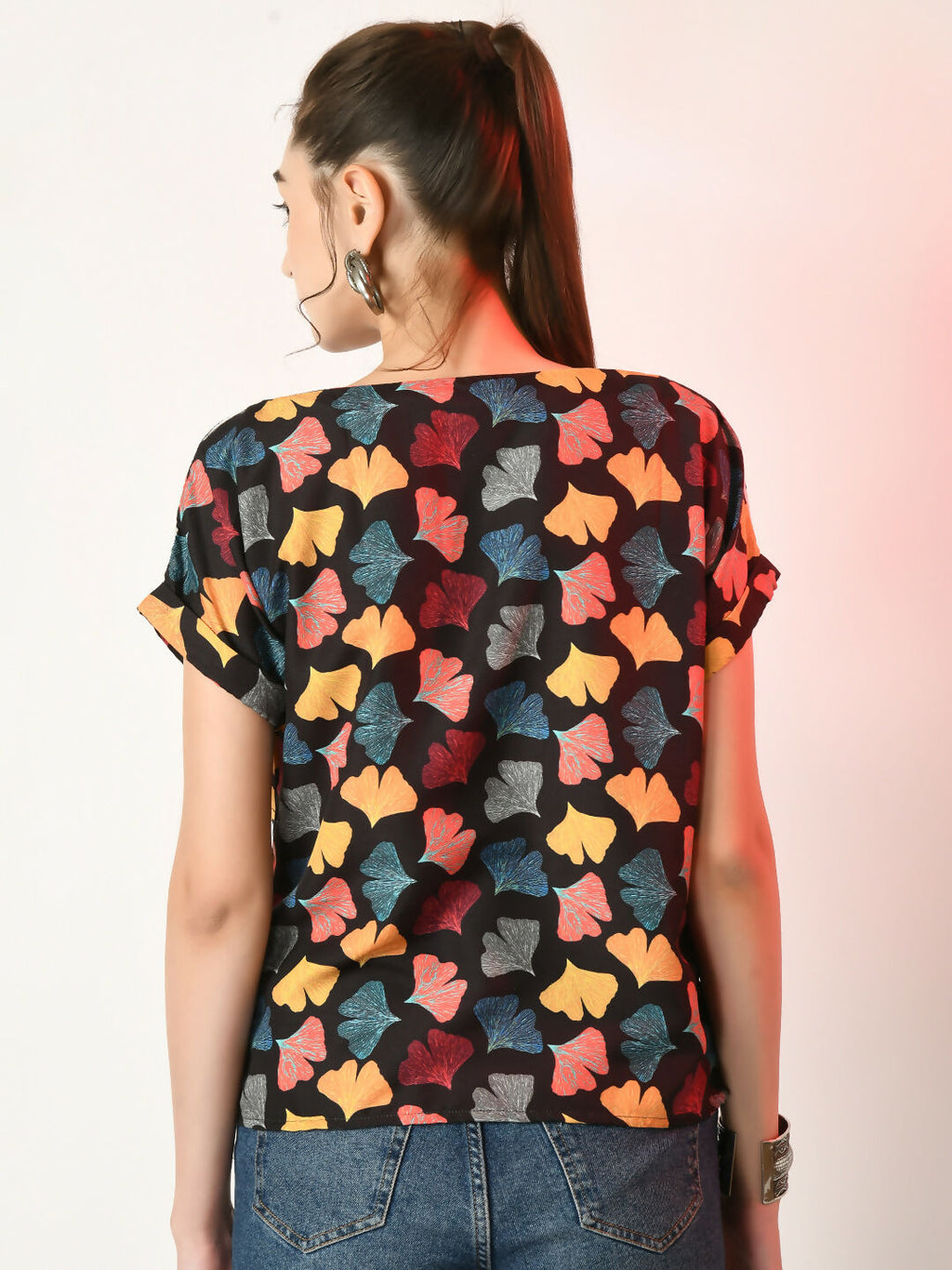 Myshka Women's Multi Printed Top