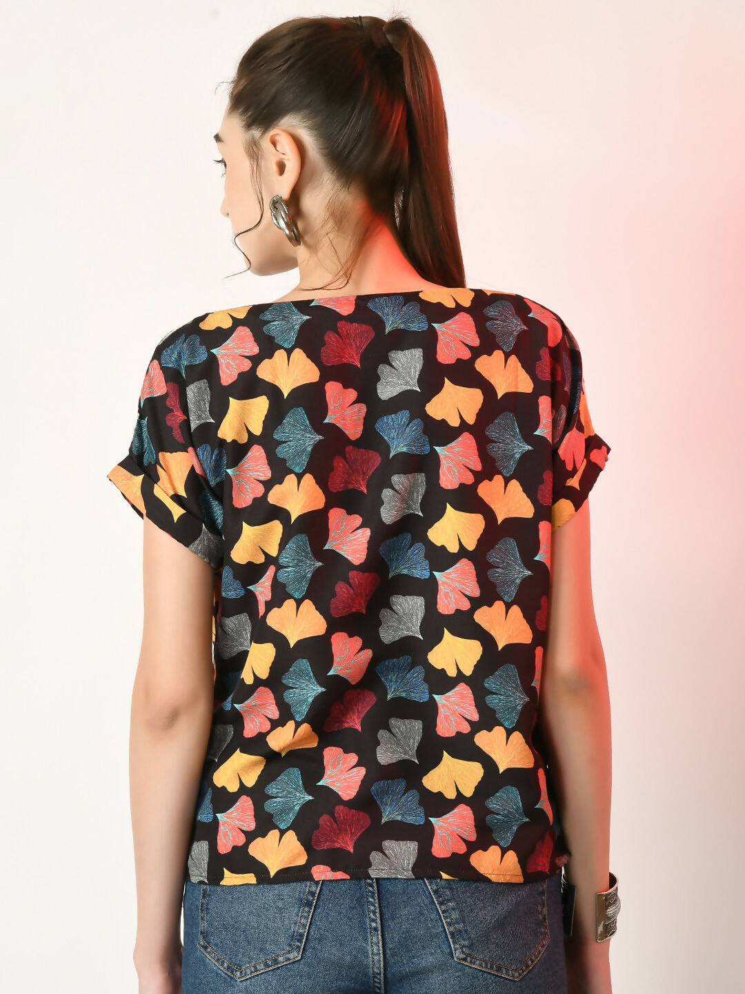 Myshka Women's Multi Printed Top