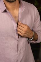 Linen Pink Seafoam Serenity Shirt By Hilo Design