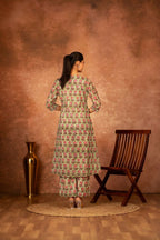 Joban Fashion Green Hand Block Printed Cotton Suit Set - Distacart