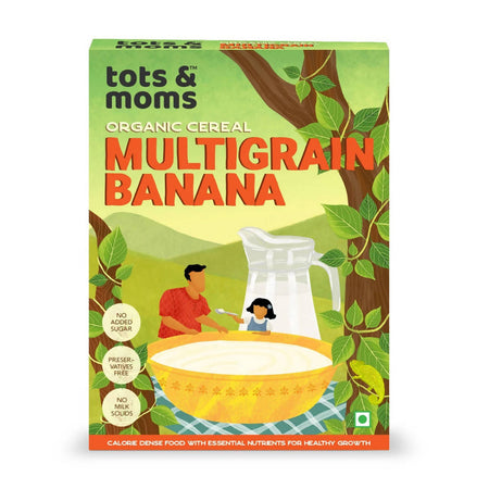 Tots and Moms Organic Multigrain Banana Cereal